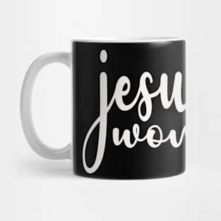 Funny Jesus won Mug